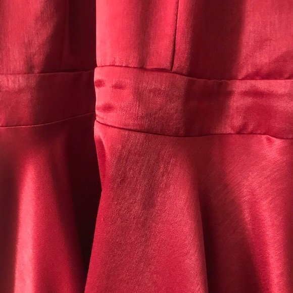 Akira Red Velvet Mini Dress - Picture 4 of 5